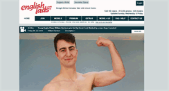 Desktop Screenshot of englishlads.com